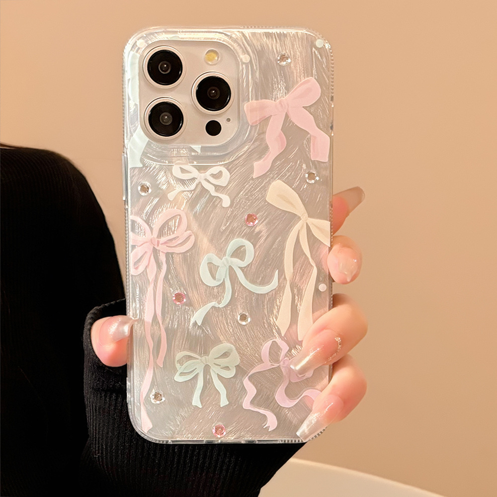 Korean Colorful Bowknot Diamon - Phone Accessories Quotes review and price