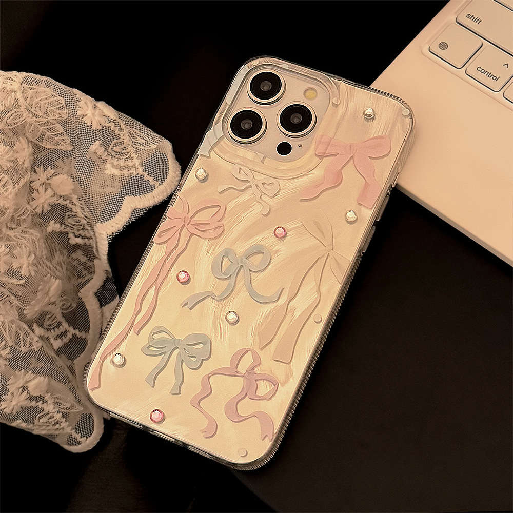 Korean Colorful Bowknot Diamon - Phone Accessories Quotes review and price