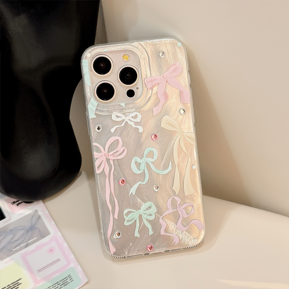 Korean Colorful Bowknot Diamon - Phone Accessories Quotes review and price