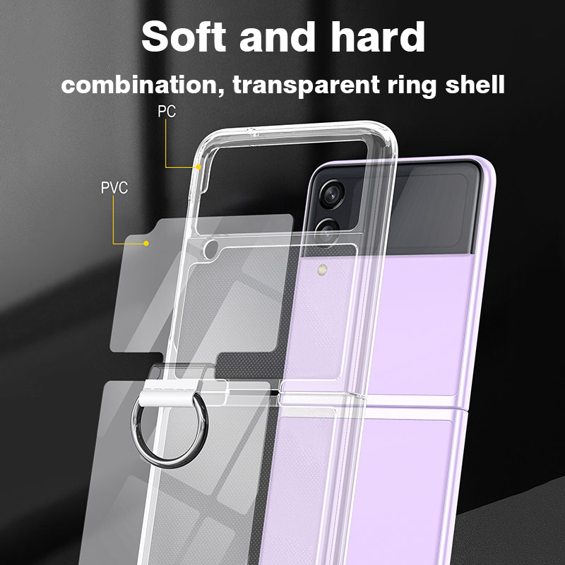 Shockproof Transparent Case Fo - Phone Ring Holder review and price