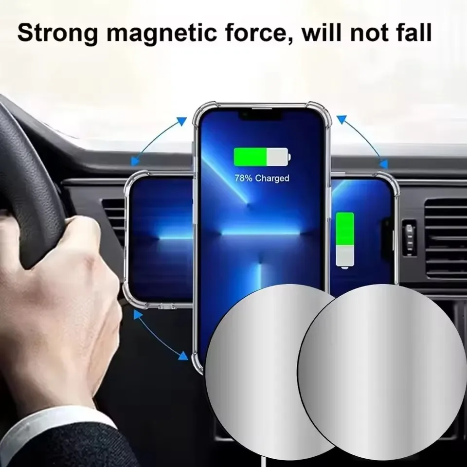 1-5PCS 8CM Magnetic Metal Plat - Phone Accessories Quotes review and price