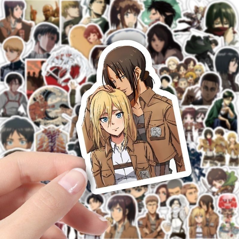 60Pcs Attack on Titan Anime St - Phone Accessories Quotes review and price