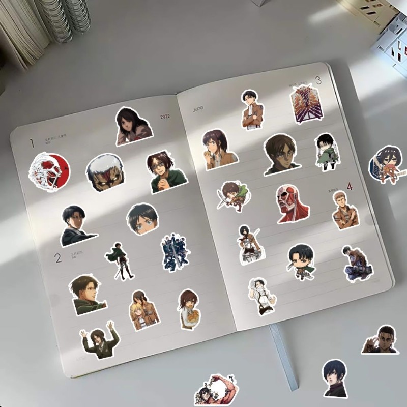 60Pcs Attack on Titan Anime St - Phone Accessories Quotes review and price