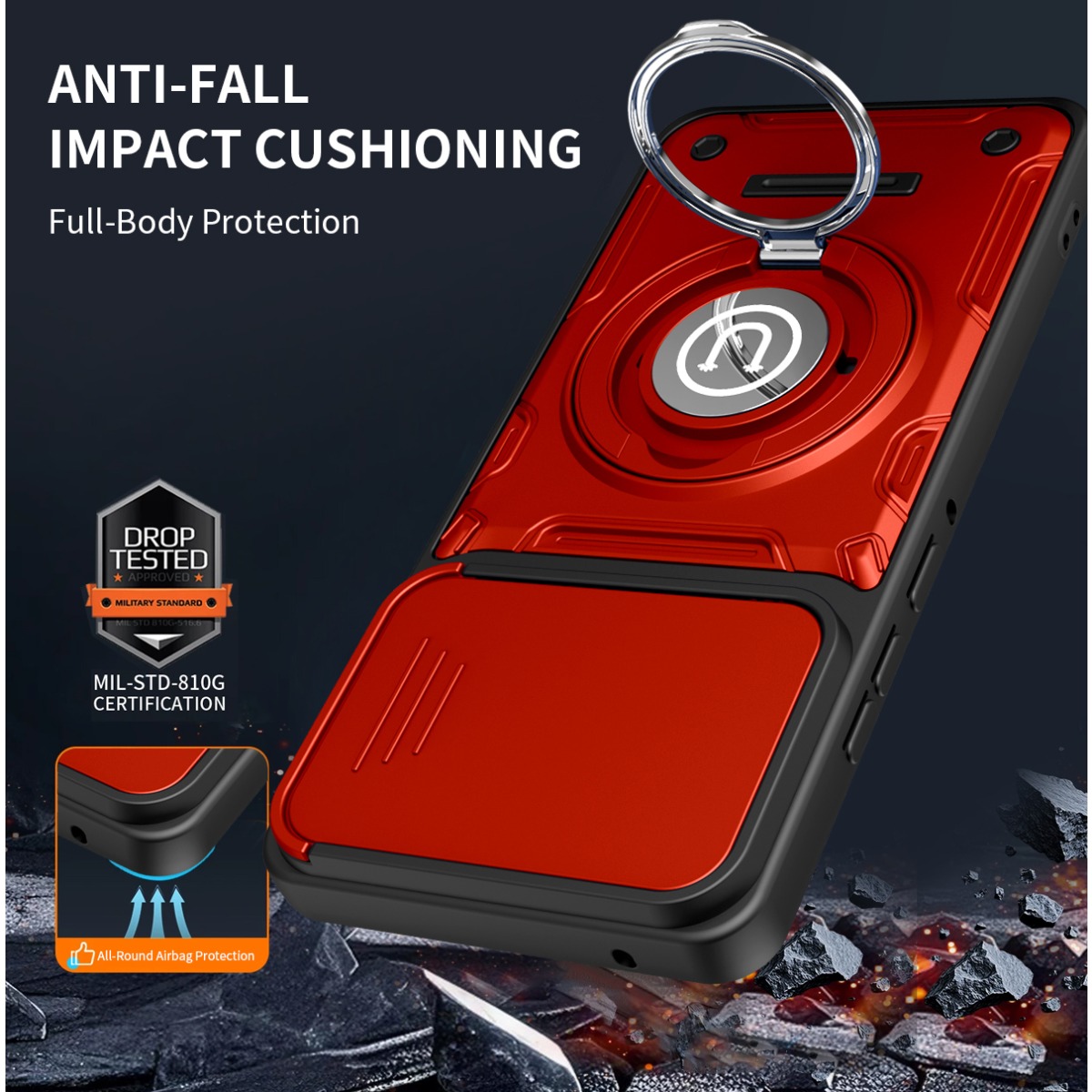 Armor Shockproof Ring Holder P - Phone Ring Holder review and price