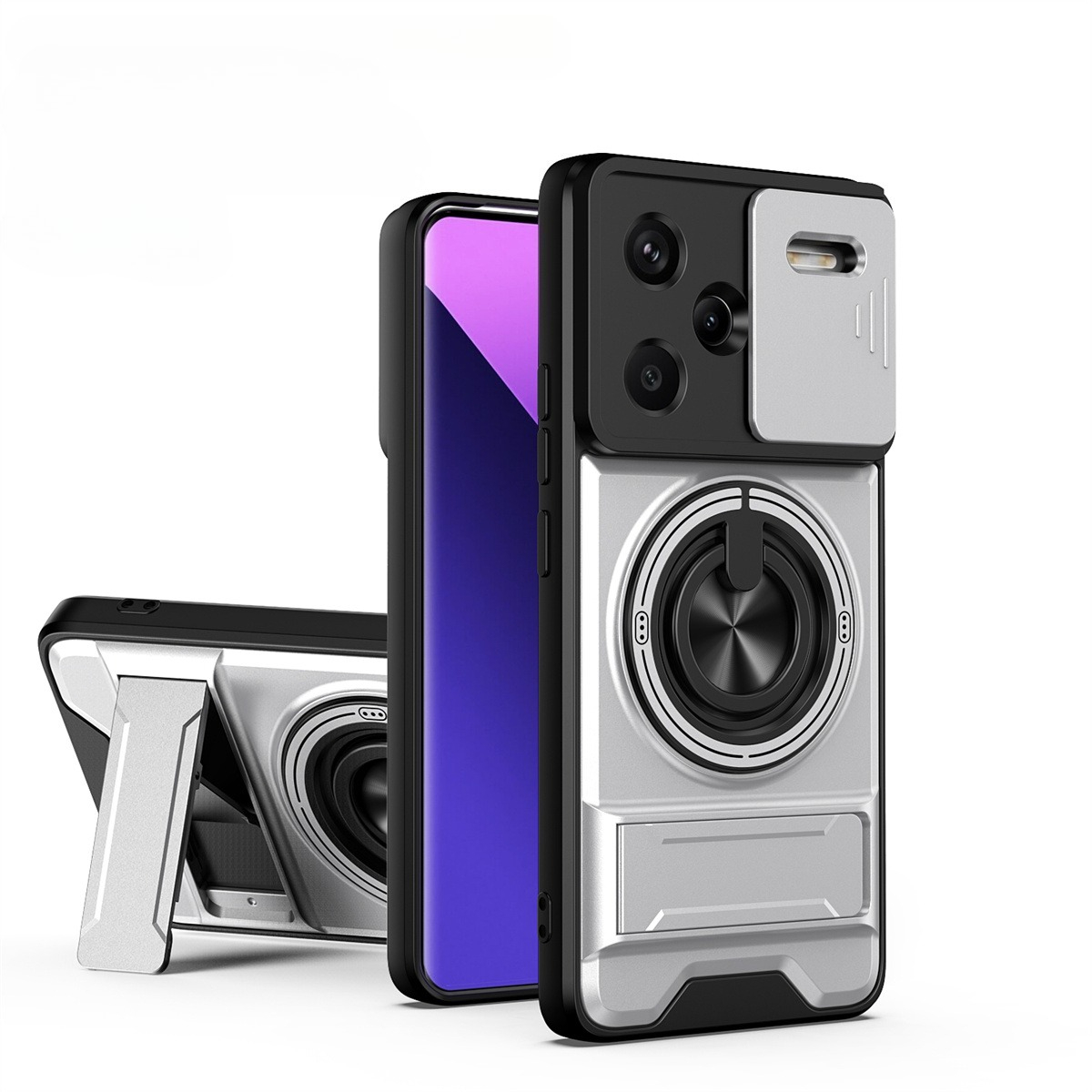 Lens Slide Camera Phone Case f - Phone Ring Holder review and price